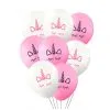 Unicon ballonnen wit en roze