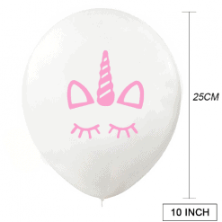 Unicon ballonnen wit en roze