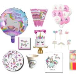 Eenhoorn feestpakket voor kinderverjaardag