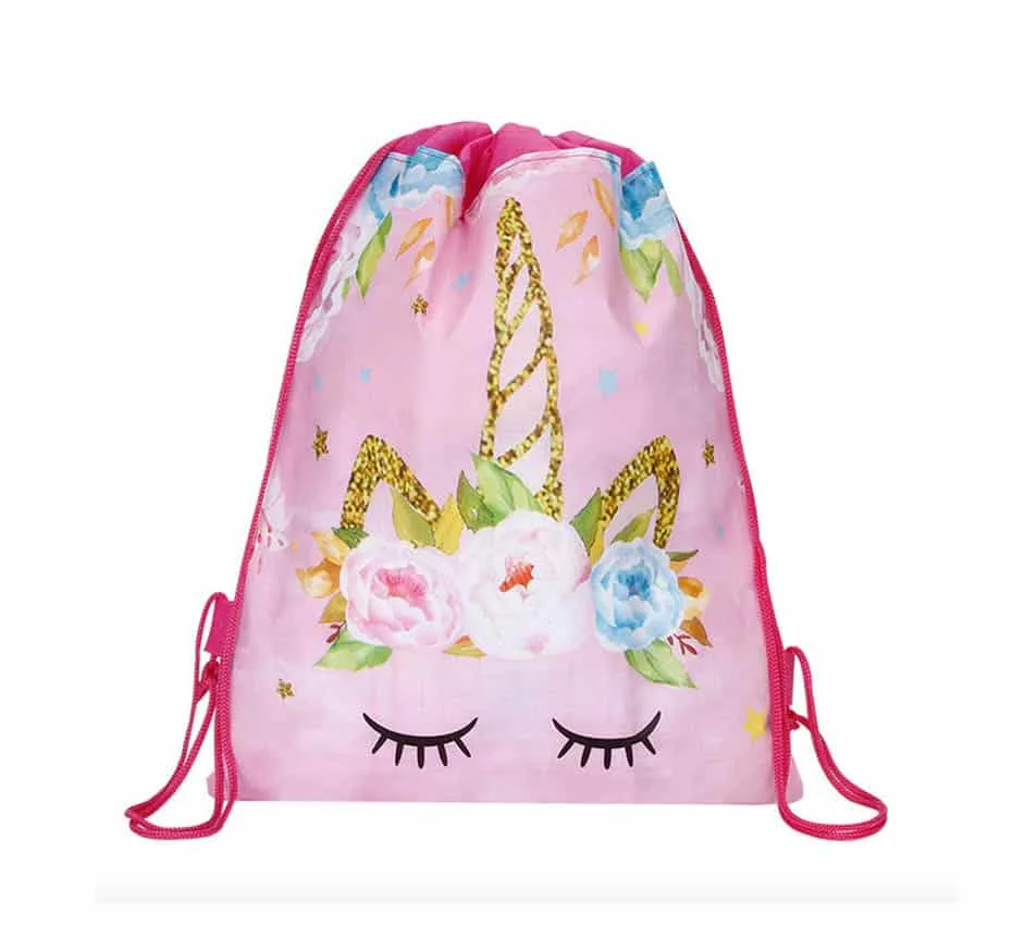 Eenhoorn tas van papier voor traktaties