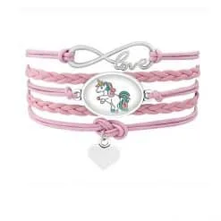 EEnhoorn armband love met hartje