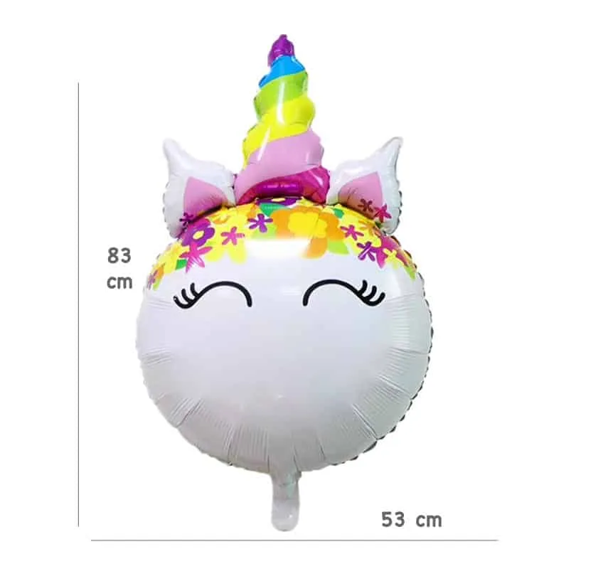 Eenhoorn folie ballon helium