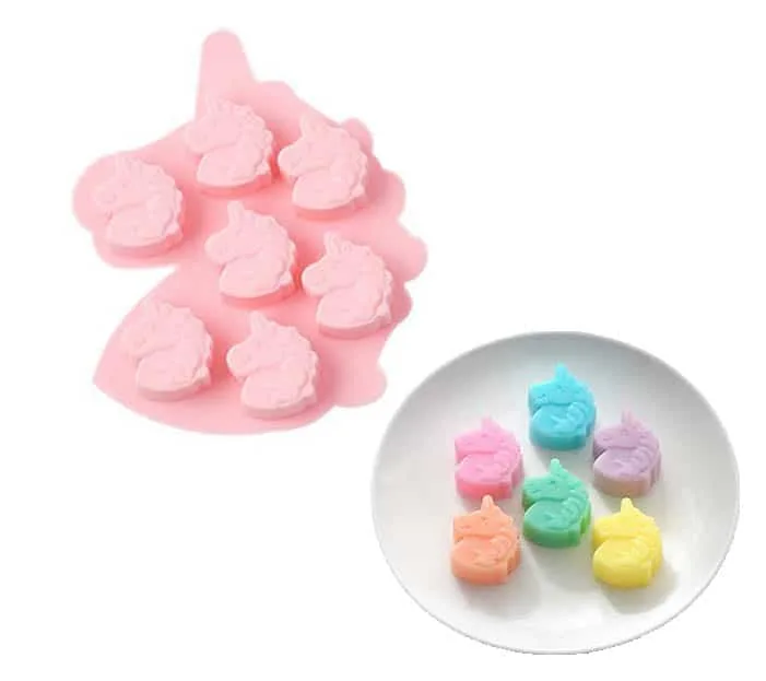 Eenhoorn silicone bakvorm voor koekjes of ijsklontjes