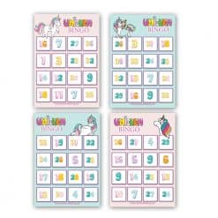 Eenhoorn bingo spel educatief spel