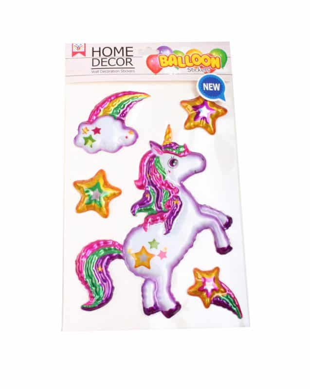 Eenhoorn muurstickers kinderkamer