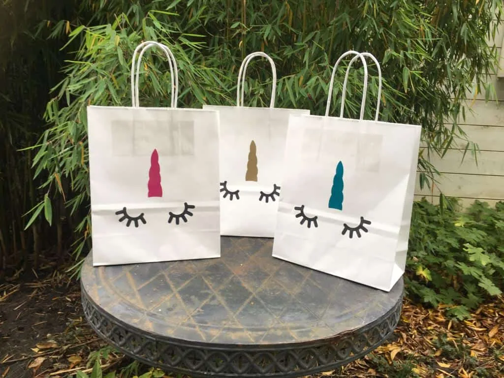Eenhoorn goodiebags met eenhoorn verrassing
