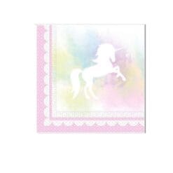Eenhoorn servetten in pastel tinten