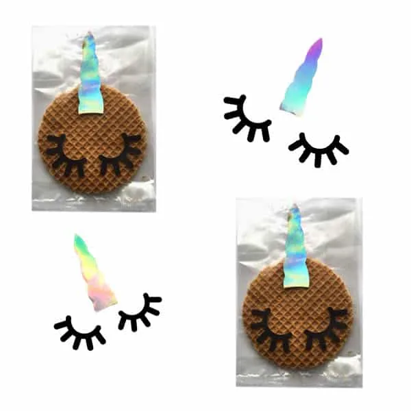 Maak zelf eenhoorn traktaties, zakjes en stickers