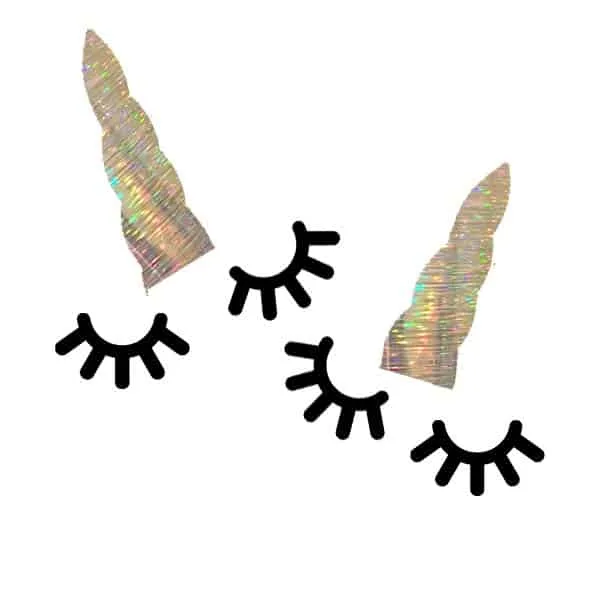 Eenhoorn traktatie maken met stickers