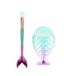 Mermaid brush kwasten met zeemeermin staart