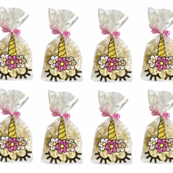 zakje en stickers om zelf traktaties te maken